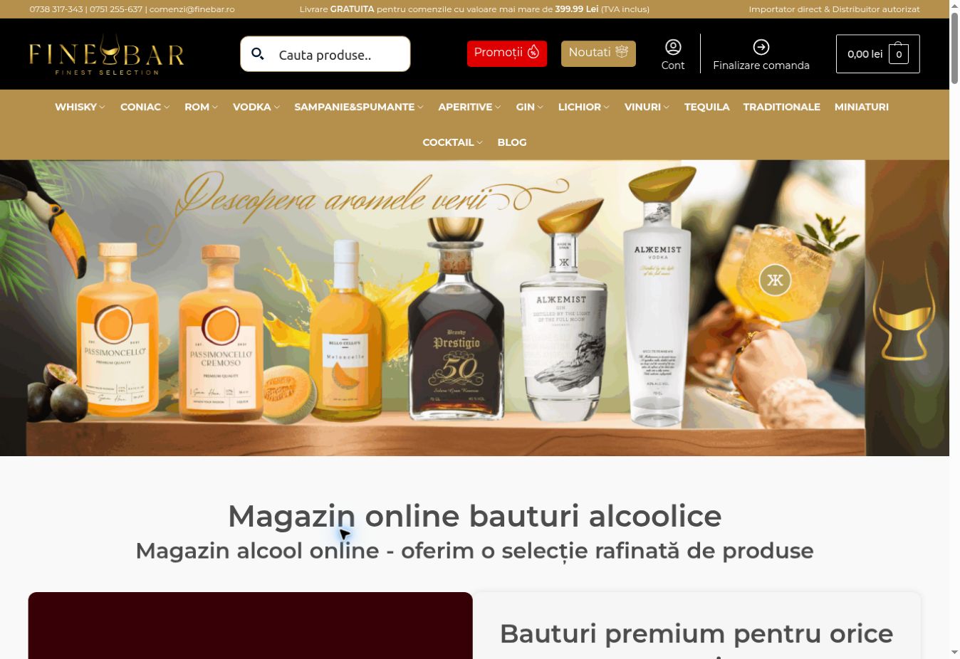 Pagina principală Finebar